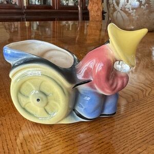 “Man Pulling Rickshaw” Planter - 3567 California - Vintage